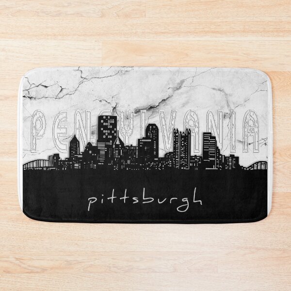 Item preview, pittsburgh skyline marble designed and sold by BekimART2.
