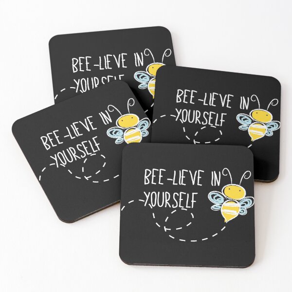 Item preview, Bee-lieve in yourself  designed and sold by StickinTogether.