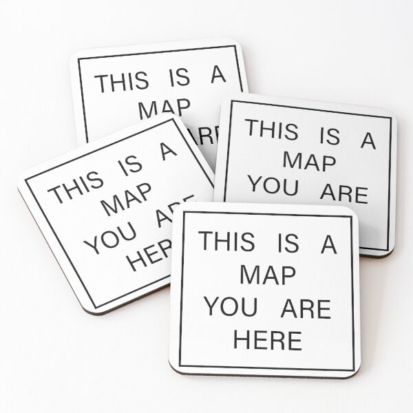 Item preview, This Is A Map You Are Here Concept Art designed and sold by D1mon.
