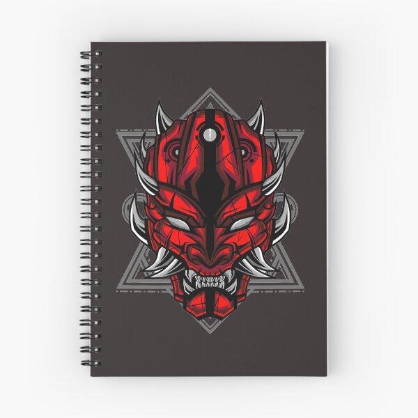 Item preview, Red Horned Skull Oni Yokai Devil Geometry Summon designed and sold by MiscelChr.
