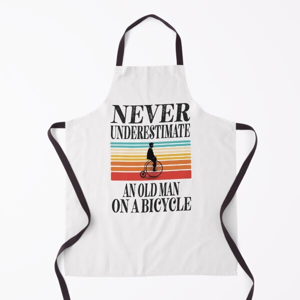 Item preview, Never Underestimate An Old Man On A Bicycle Essential Design designed and sold by Glike.