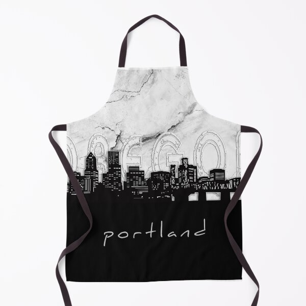 Item preview, portland skyline marble designed and sold by BekimART2.