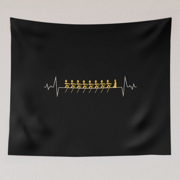 Item preview, Crew Rowing Row Team Boat Oar Rower Heartbeat Gift designed and sold by TastefulTees.