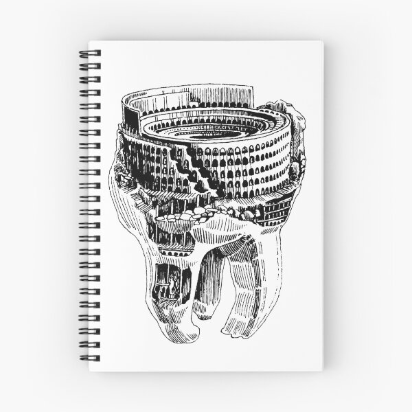 Item preview, Tooth sketch coliseum designed and sold by Valentina Pozhar.