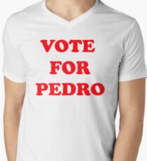 Vote For Pedro Men's V-Neck T-Shirt