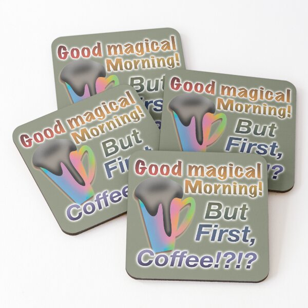 Item preview, Good Magical Morning! Coffee? designed and sold by SnowSarah1993.