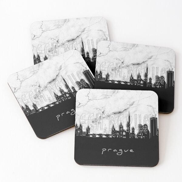 Item preview, prague skyline marble designed and sold by BekimART2.