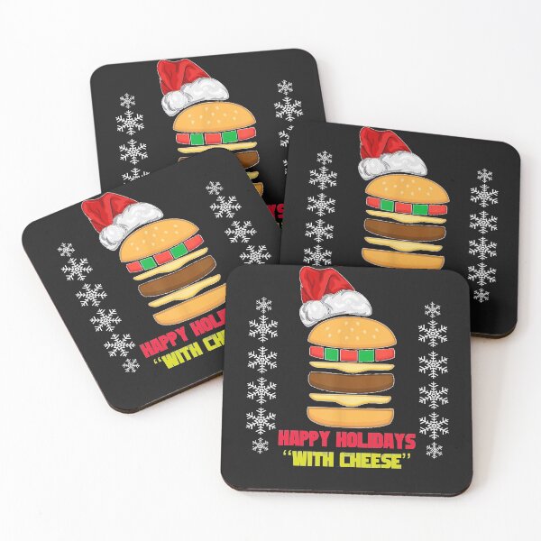 Item preview,  Happy Holidays with Cheese shirt Christmas cheeseburger Funny T-shirt Gift Holidays designed and sold by Hamo27.