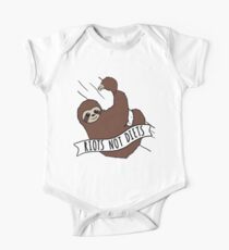 Feminist Sloth "Riots Not Diets" Anti-Diet Sloth One Piece - Short Sleeve