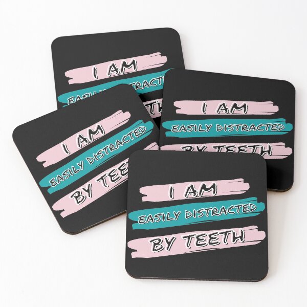 Item preview, I am easily distracted by teeth  designed and sold by CulturalMesh.