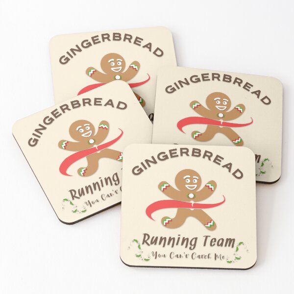 Item preview, Gingerbread Running Team Funny designed and sold by Chaotic Neutral.