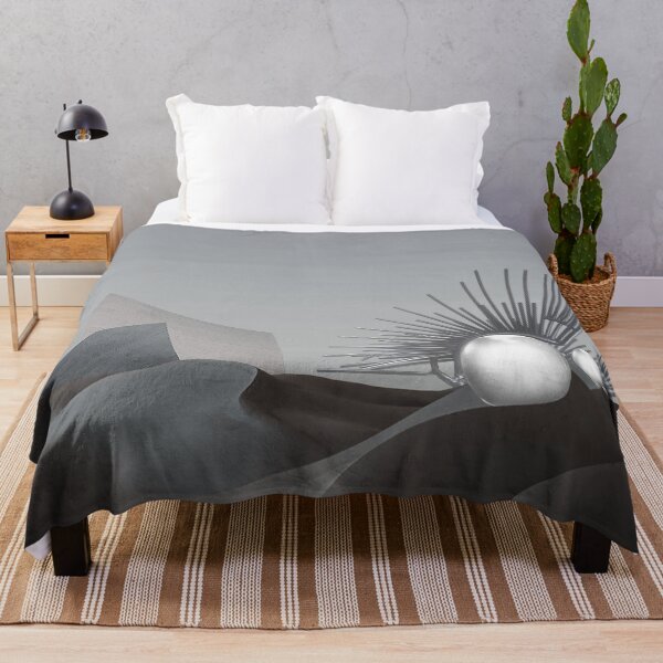 Item preview, Desert Pearls Landscape (Grey/Blue) designed and sold by Petra Rosa.