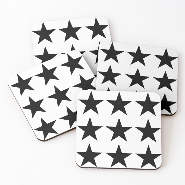 Item preview, Large BLACK and WHITE STARS  designed and sold by RachelMacht.