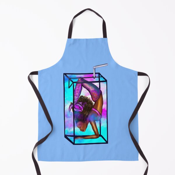 Item preview, Mermaid handstand in a juicebox Coco the Magical rainbow mermaid doing an underwater handstand. Afro hair and caramel brown skin designed and sold by Artonmytee.