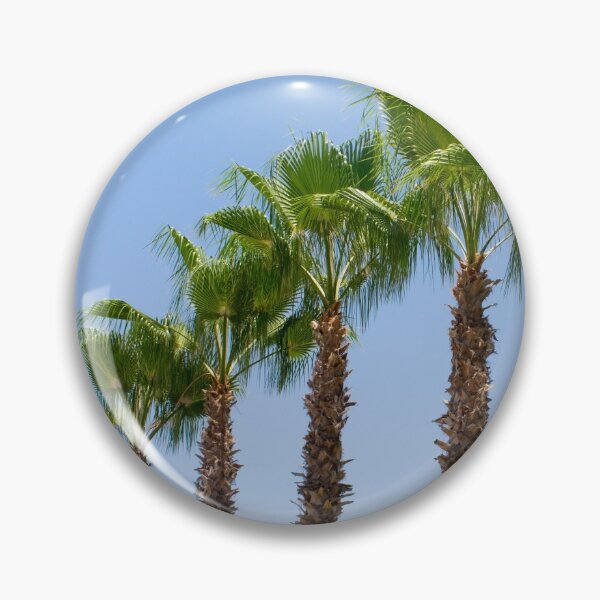 Item preview, Tropical background: palm trees against a blue sky designed and sold by mithril-mellon.