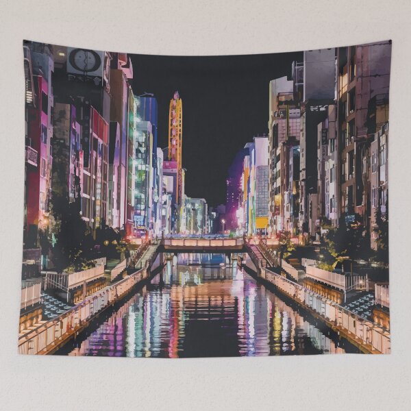 Item preview, Osaka, Japan Travel Artwork designed and sold by Alo.