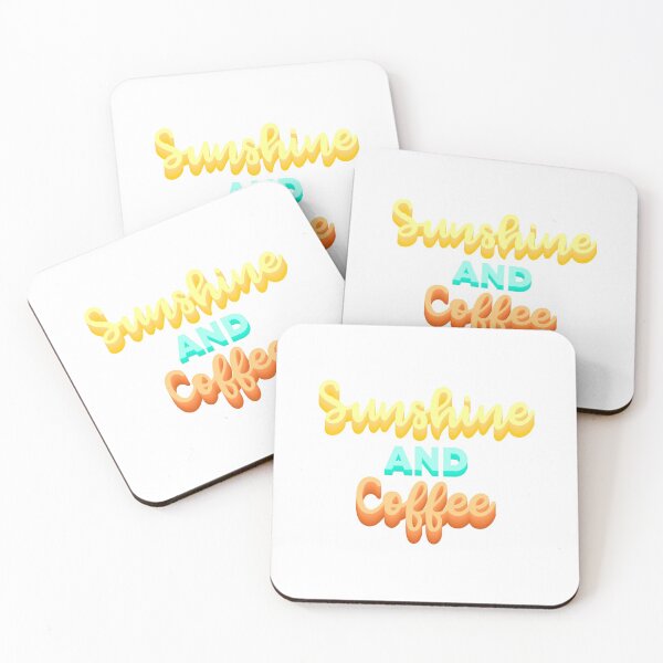 Item preview, 'Sunshine And Coffee' Gift For Coffee And Sunshine Lover designed and sold by Vibe by Flow.