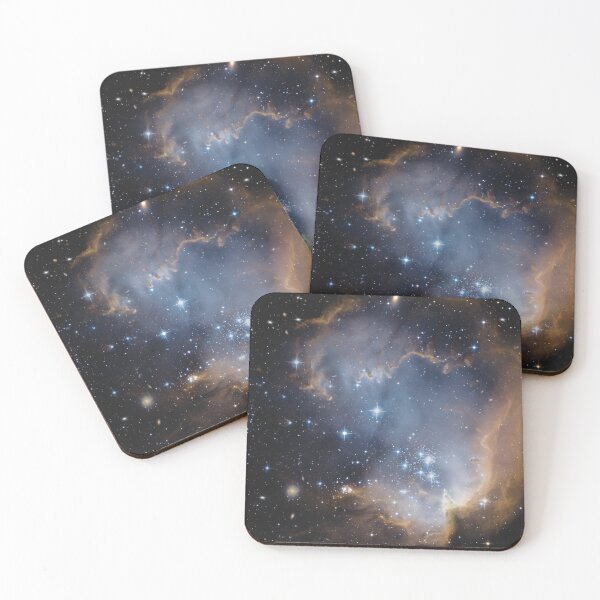 Item preview, Blue Nebula Galaxy Space Photograph designed and sold by ToriaScarlett.