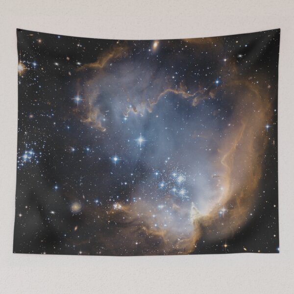 Item preview, Blue Nebula Galaxy Space Photograph designed and sold by ToriaScarlett.