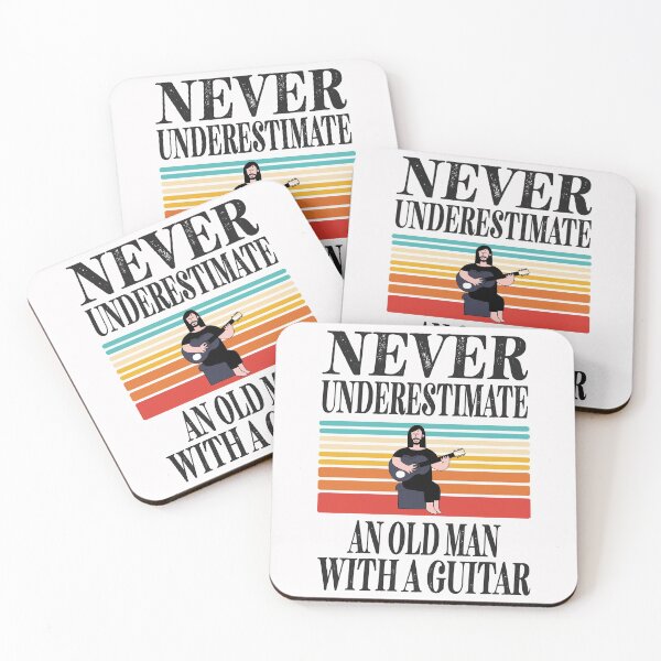 Item preview, Never Underestimate An Old Man With A Guitar Essential Design designed and sold by Glike.