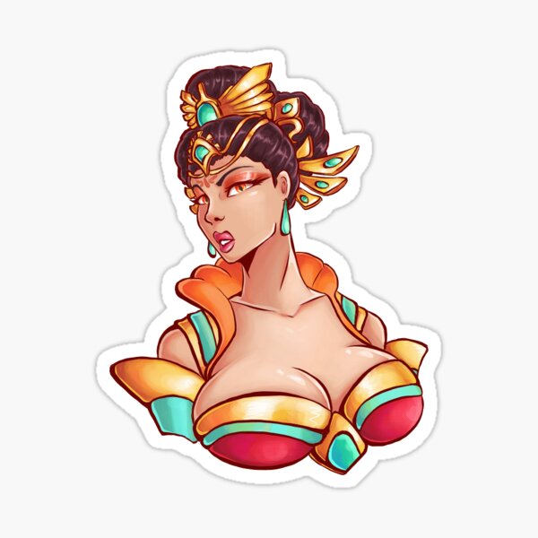 SMITE Da Ji Oppai Sticker Sticker