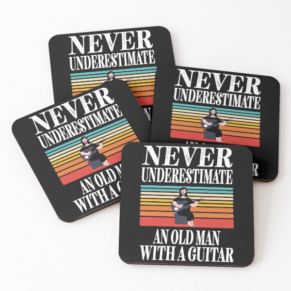Item preview, Never Underestimate An Old Man With A Guitar Essential Design designed and sold by Glike.
