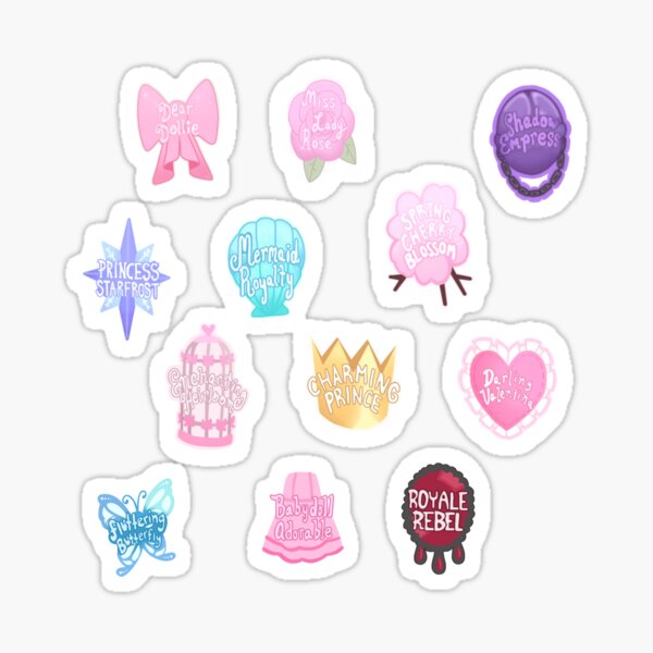 Aesthetic Anime icon decals/decal id (for your Royale High journal