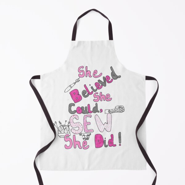 Item preview, She Believed She Could Sew She Did Sewing Poster designed and sold by diverseidentity.