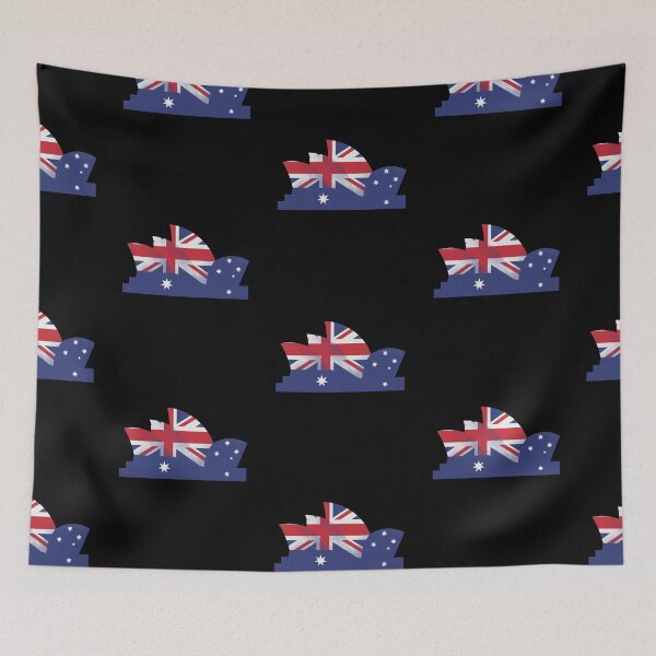 Item preview, Sydney Opera House Australian Flag designed and sold by liftdesign.
