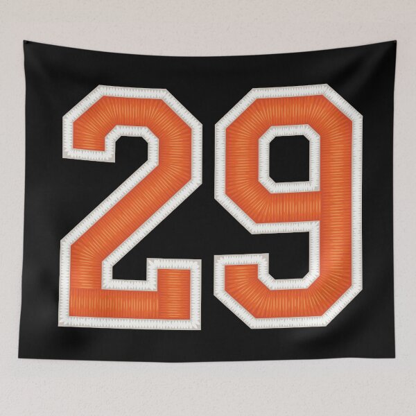 Item preview, Sports Number 29 Jersey twenty-nine Orange designed and sold by elhefe.