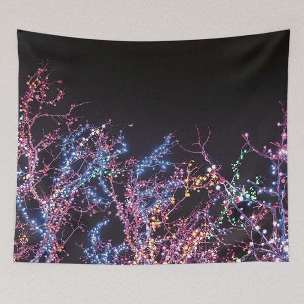 Item preview, Neon fairy lights in trees designed and sold by ToriaScarlett.