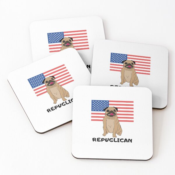 Item preview, REPUGLICAN PUG US designed and sold by starshiporion.
