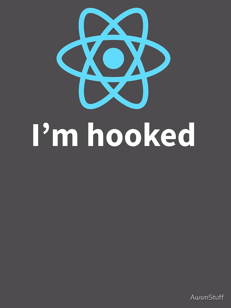 Thumbnail 6 of 6, Premium Oversized Sweatshirt, React Javascript Programmer Developer Software Engineer Hooked Design designed and sold by AwsmStuff.