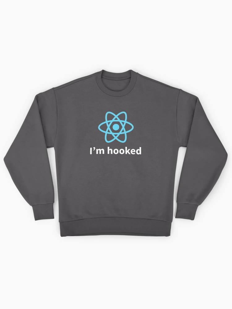 Thumbnail 1 of 6, Premium Oversized Sweatshirt, React Javascript Programmer Developer Software Engineer Hooked Design designed and sold by AwsmStuff.
