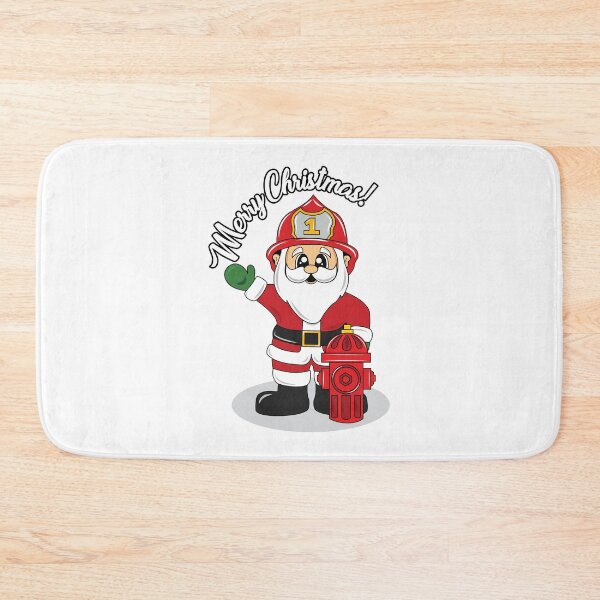 Item preview, Christmas Firefighter Santa Winter designed and sold by Aleodor.