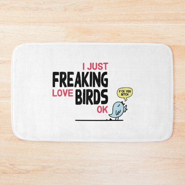 Item preview, I Love Birds Bird Budgie Parrot Saying Quote Gift designed and sold by teeseeds.