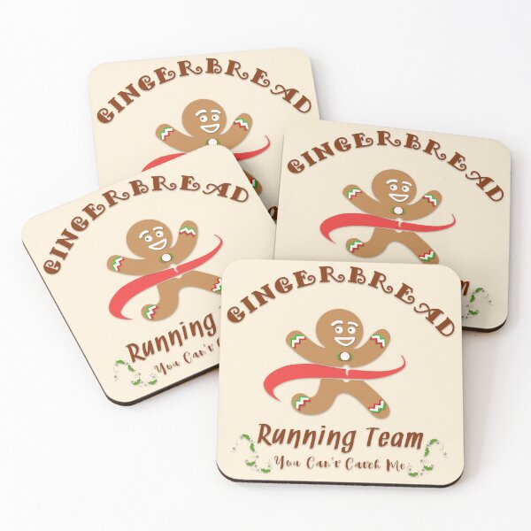 Item preview, Gingerbread Running Team Funny designed and sold by Chaotic Neutral.