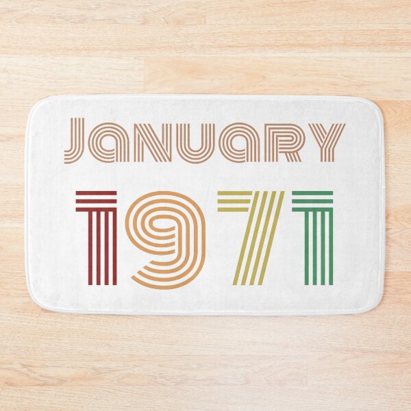 Item preview, January 1971 Design, Happy 50th Birthday, designed and sold by marosharaf.