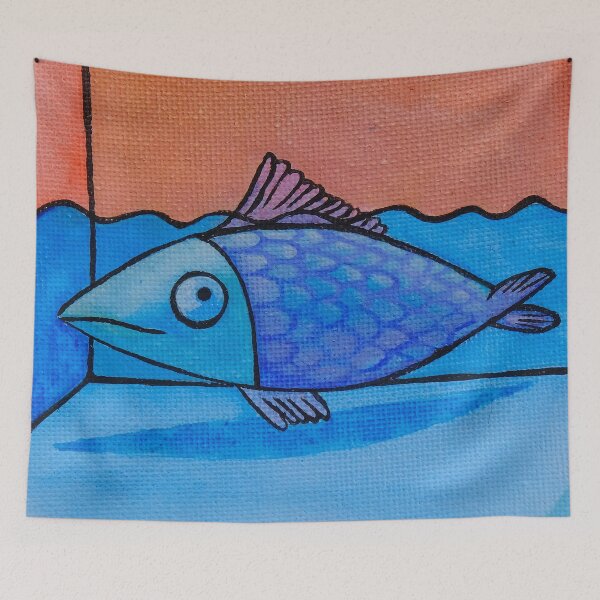 Item preview, Salmon looks for home designed and sold by Katarte.