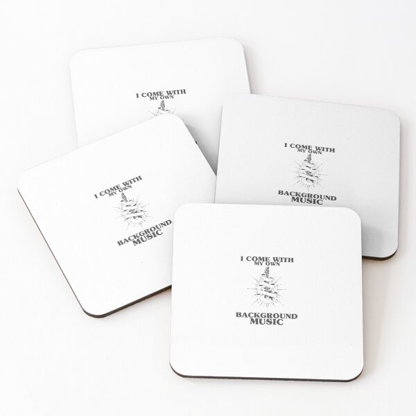 Item preview, I COME WITH MY OWN BACKGROUND MUSIC designed and sold by Aymanclothings.
