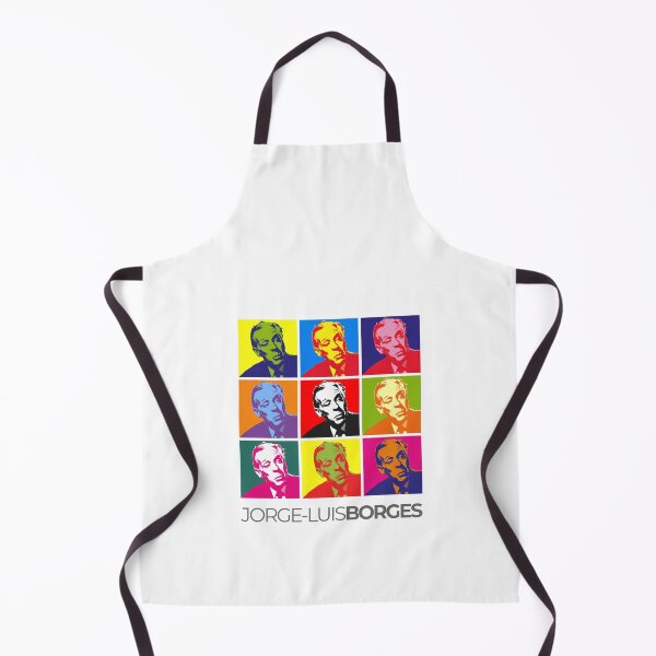 Item preview, Jorge Luis Borges pop-art poster portrait designed and sold by CMYKStudio.