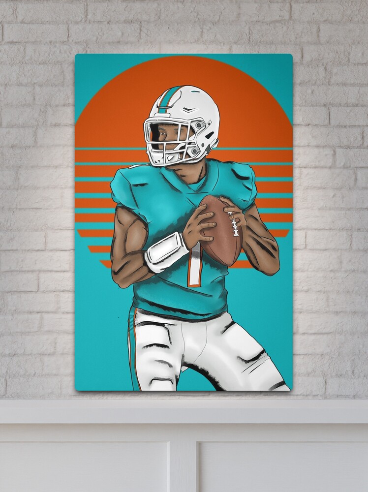 Tua Tagovailoa Back-To Art Board Print for Sale by RatTrapTees