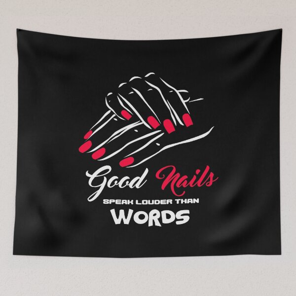 Item preview, Good Nails Speak Words Nails Manicure designed and sold by MooonTees.