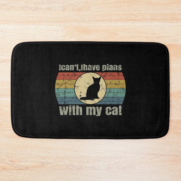 Item preview, I can't I have plans with my cat, cat lover gift, walking cat gift designed and sold by T-DESIGNEDZ.