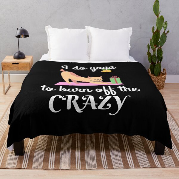 Item preview, Cute cat do yoga to burn off the crazy - Christmas Edition designed and sold by SimpleUniverse.