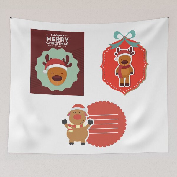 Item preview, Merry Christmas, Keep one Reindeer Apart Sticker Pack designed and sold by Cosmic Dust.