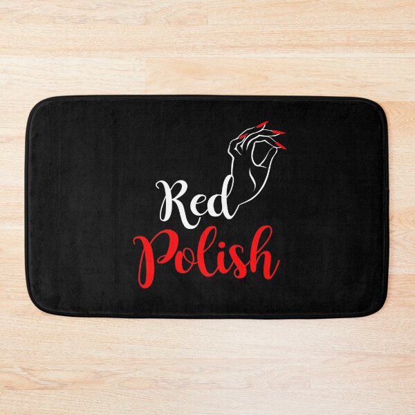 Item preview, Red Polish Fingernails Manicure Nail Art designed and sold by MooonTees.