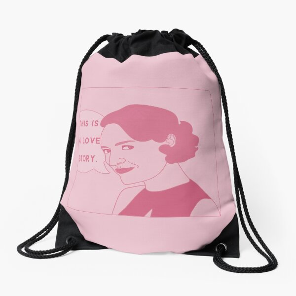 Vista previa del artículo con la obra «Fleabag Esta es una historia de amor Comic Pink Pastel Illustration», diseñado y vendido por tremendoustees.