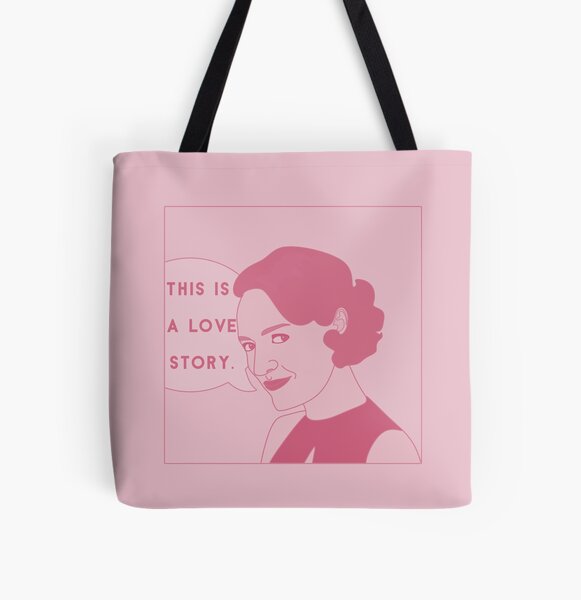 Vista previa del artículo con la obra «Fleabag Esta es una historia de amor Comic Pink Pastel Illustration», diseñado y vendido por tremendoustees.