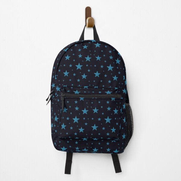 Item preview, Blue Glittery Stars on Black designed and sold by BelindaFuller.